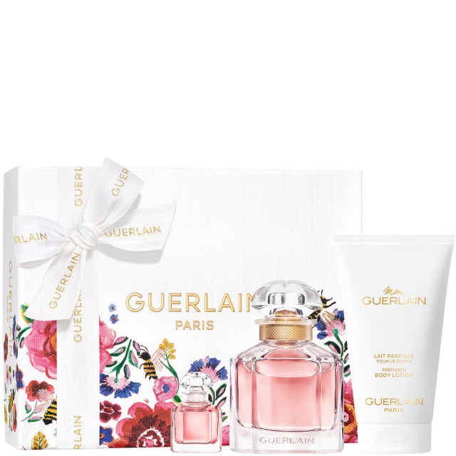 GUERLAIN Mon Guerlain SET: EDP 50ml + body lotion 75ml + mini EDP 5ml 